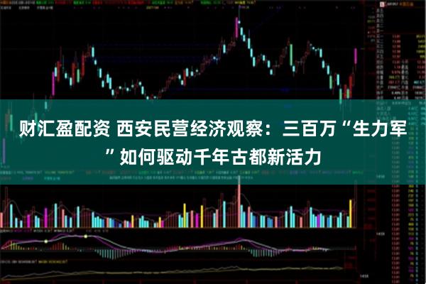 财汇盈配资 西安民营经济观察：三百万“生力军”如何驱动千年古都新活力